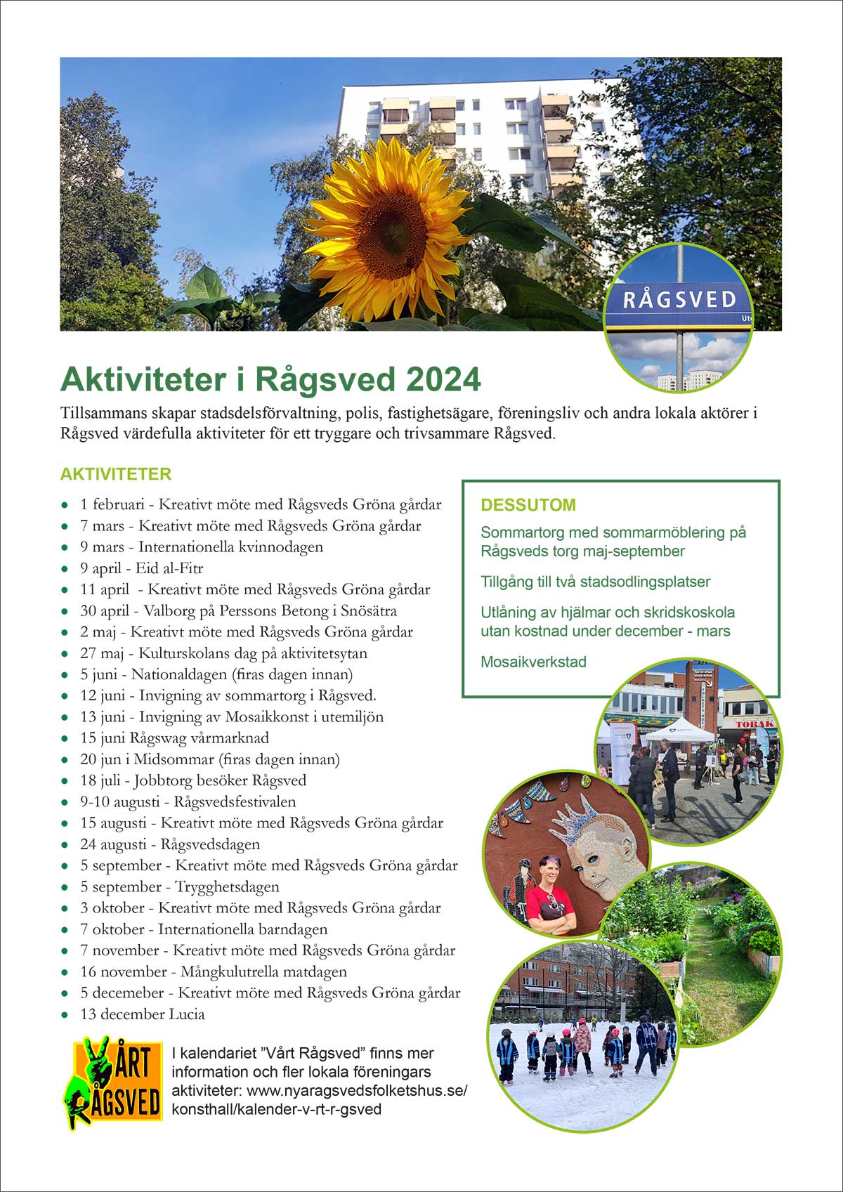 Aktiviteter i Rågsved 2024