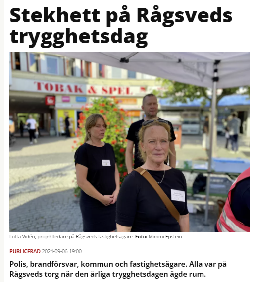 Trygghetsdagen i Rågsved 2024