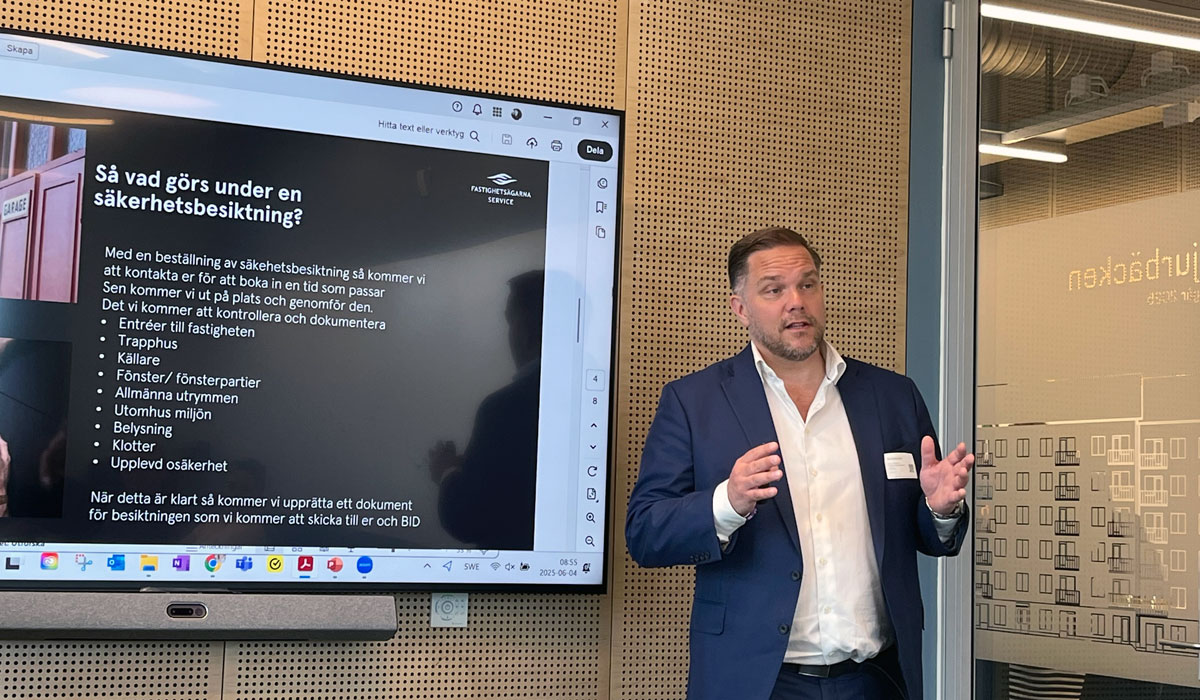 Johan Andersson, affärsutvecklare på Fastighetsägarna Service.