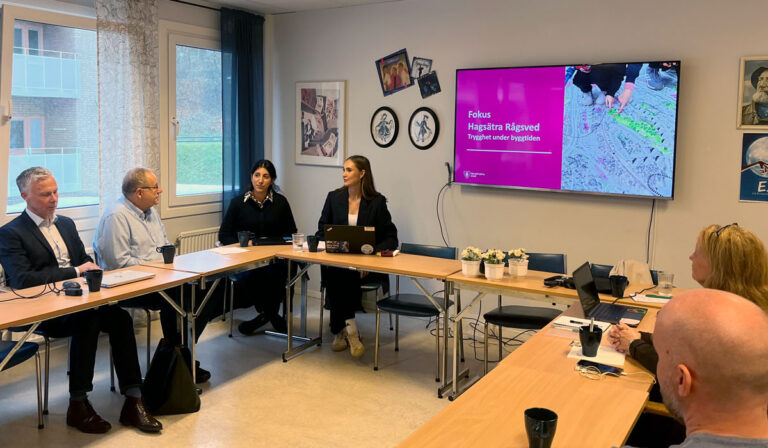 Nätverksträff med temat ”bygga tryggt”