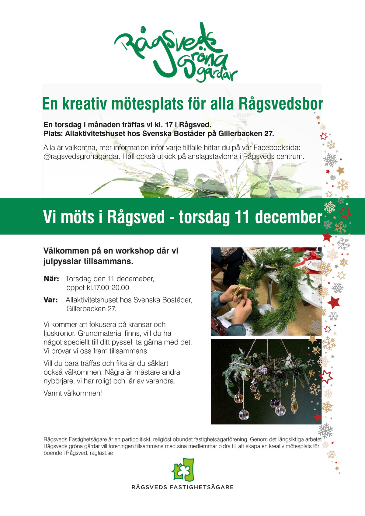 Inbjudan Rågsveds Gröna Gårdar 251211