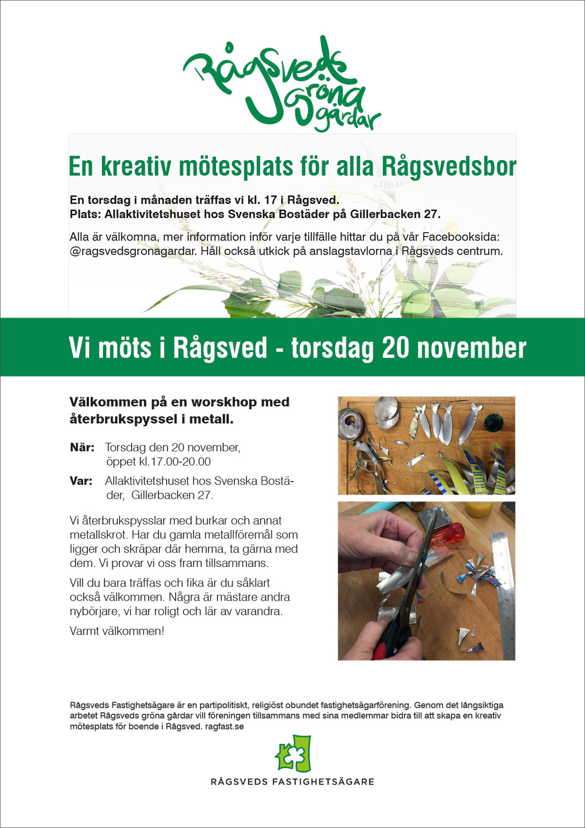 Inbjudan Gröna gårdar 20 november 2025