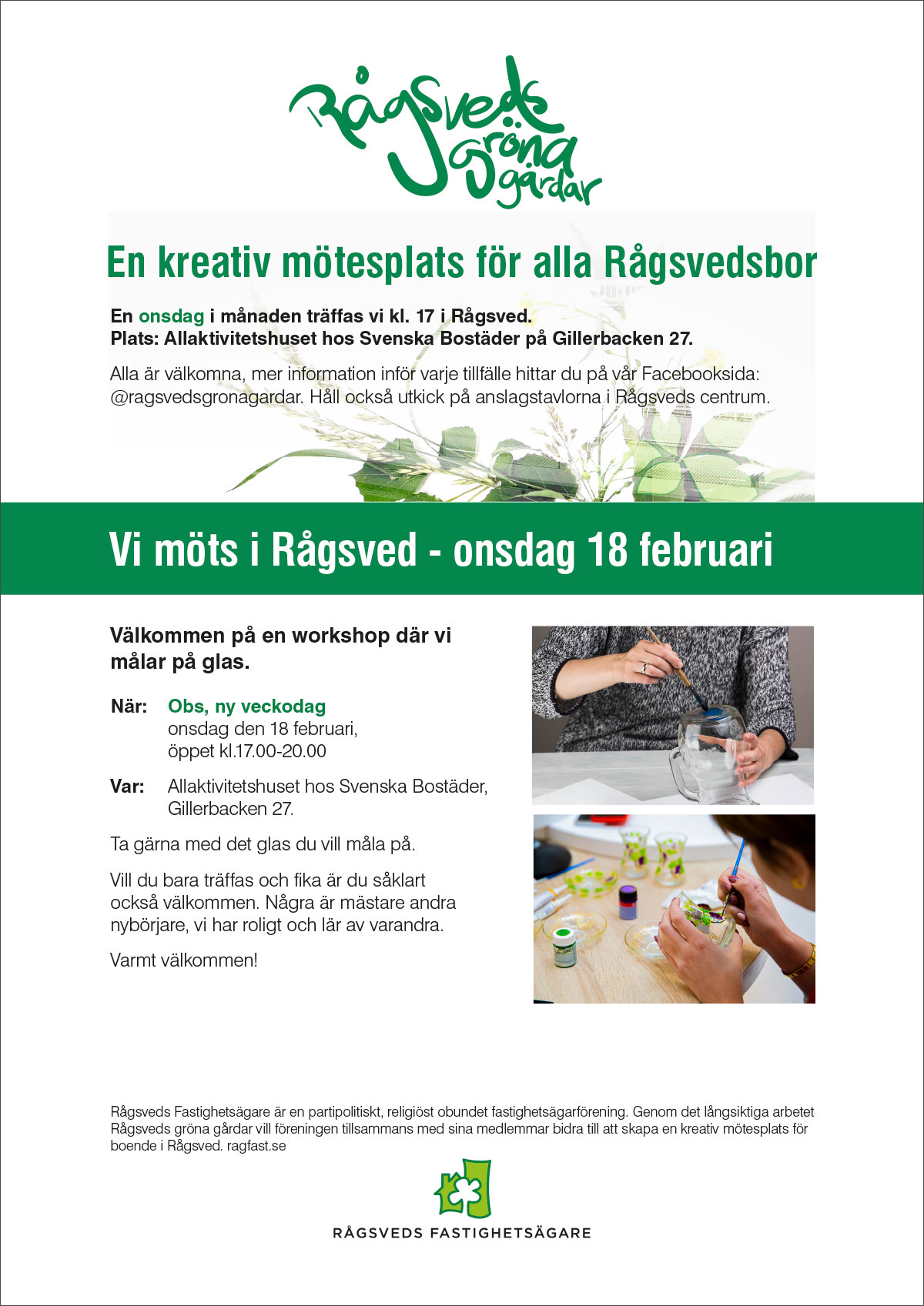 Gröna Gårdar - inbjudan 18 februari