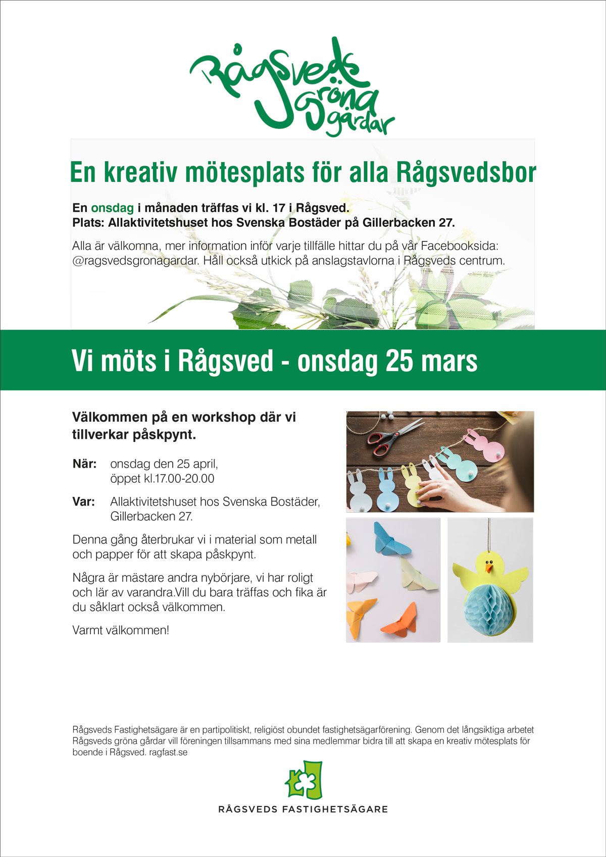 Inbjudan Gröna gårdar 260325