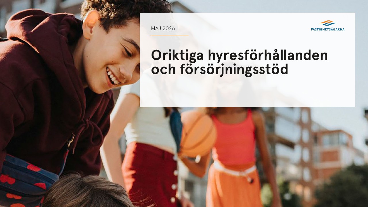 Oriktiga hyresförhållanden och bosociala frågor