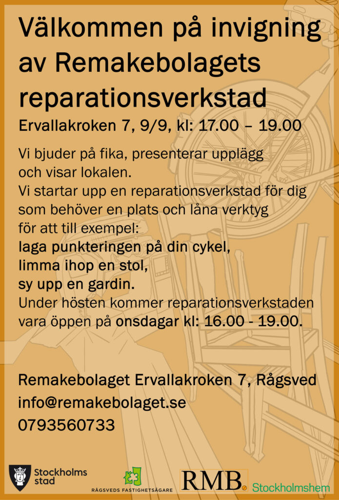 Invigning av reparationsverkstaden