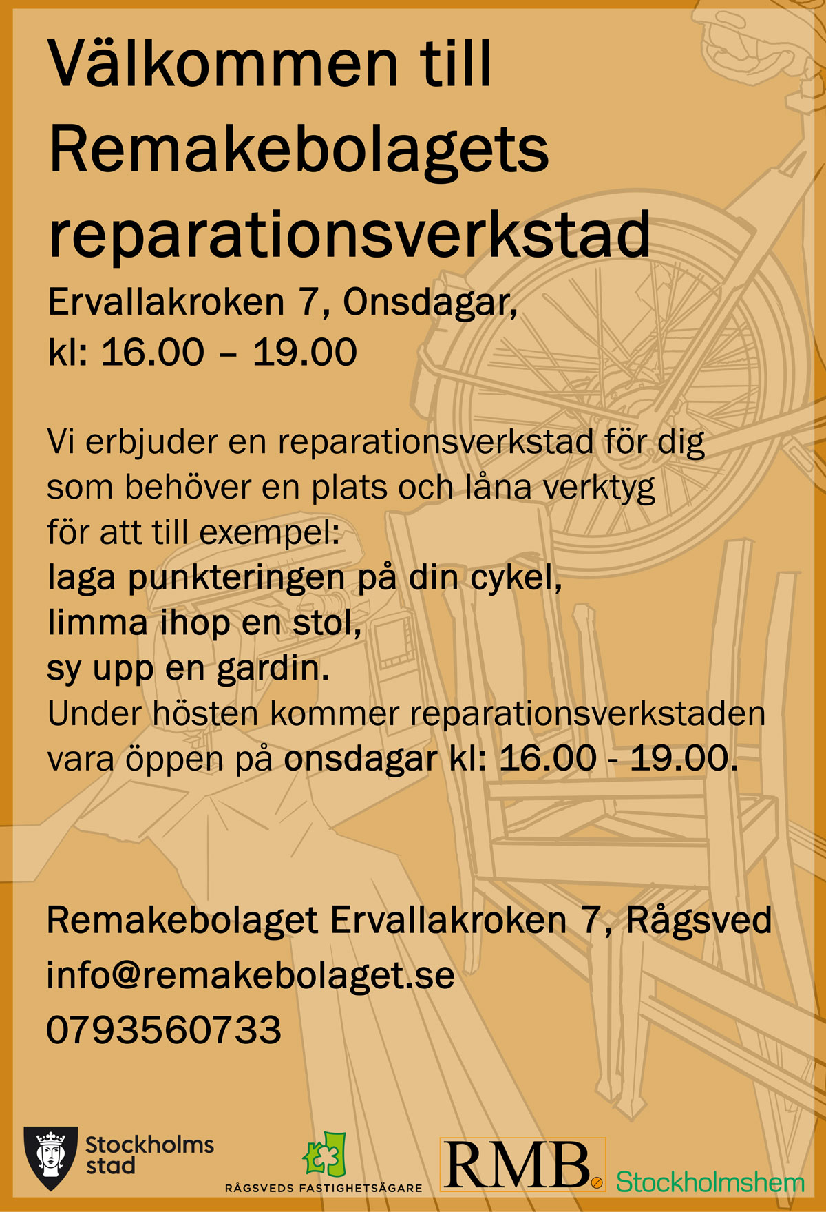 Reparationsverkstad i Rågsved