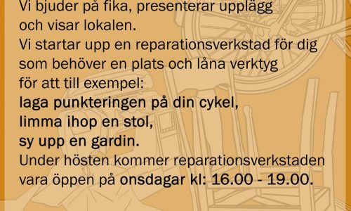 Invigning av reparationsverkstaden
