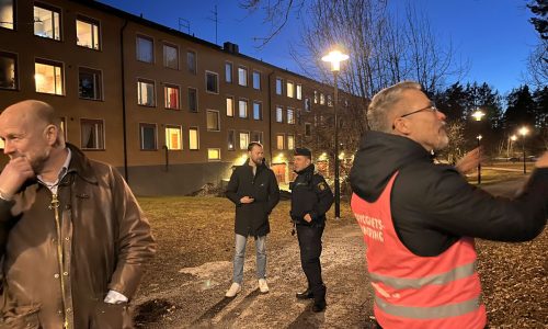 Trygghetsvandring i Rågsved 260309